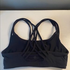 Navy blue size small Athleta sports bra cross back